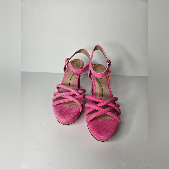 Cole Haan Grove Sandal 85mm in Neon Fuschia Eco Size 6.5 B - Picture 3 of 7
